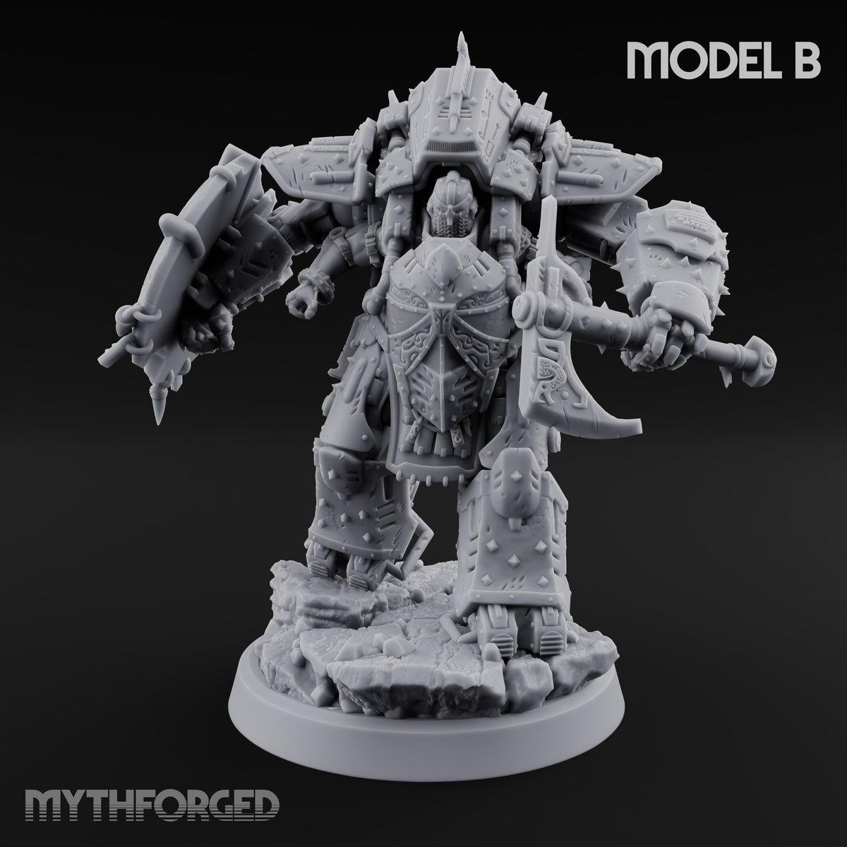Wrath Wearing Armour Plate Warforged Berserker B