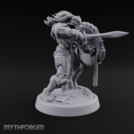 Phalanx Holds Past Sunset Human Hoplite Warrior B