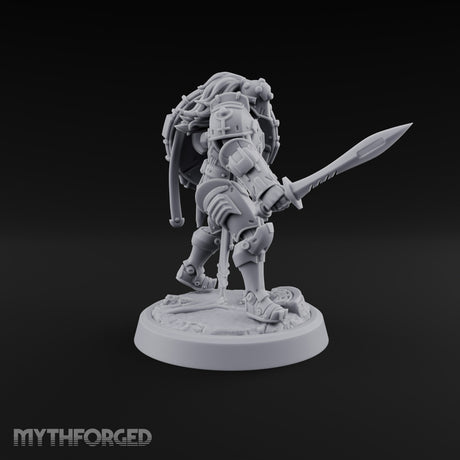 Phalanx Holds Past Sunset Human Hoplite Warrior E