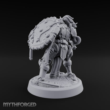 Phalanx Holds Past Sunset Human Hoplite Warrior G