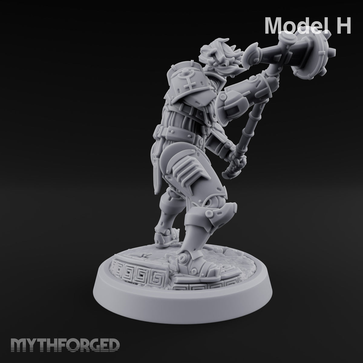 Phalanx Holds Past Sunset Human Hoplite Warriors — H