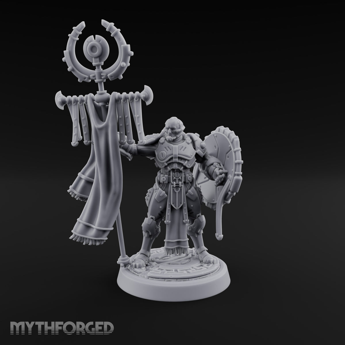 Phalanx Holds Past Sunset Human Hoplite Warrior I