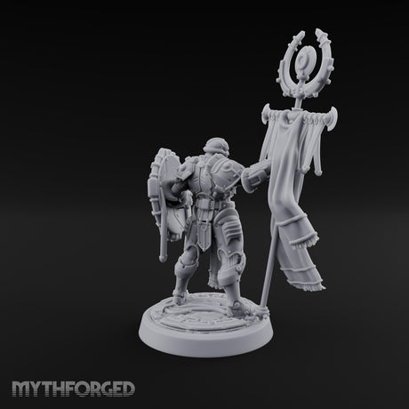 Phalanx Holds Past Sunset Human Hoplite Warrior I