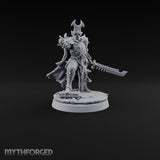 Point and Purge Human Horned-Helm Overseer with Serrated Greatsword