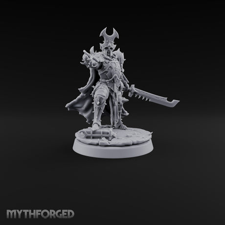 Point and Purge Human Horned-Helm Overseer with Serrated Greatsword