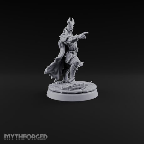 Point and Purge Human Horned-Helm Overseer with Serrated Greatsword