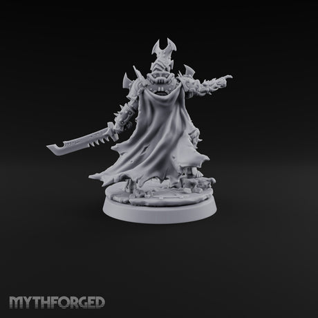 Point and Purge Human Horned-Helm Overseer with Serrated Greatsword