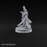 Point and Purge Human Horned-Helm Overseer with Serrated Greatsword