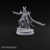 Point and Purge Human Horned-Helm Overseer with Serrated Greatsword