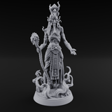 The Black Pharaoh Miniature for Dungeons and Dragons, Pathfinder or other TTRPGs