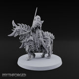 Hoofbeats Under a Dead Moon Wraith Rider on Spiked Warhorse