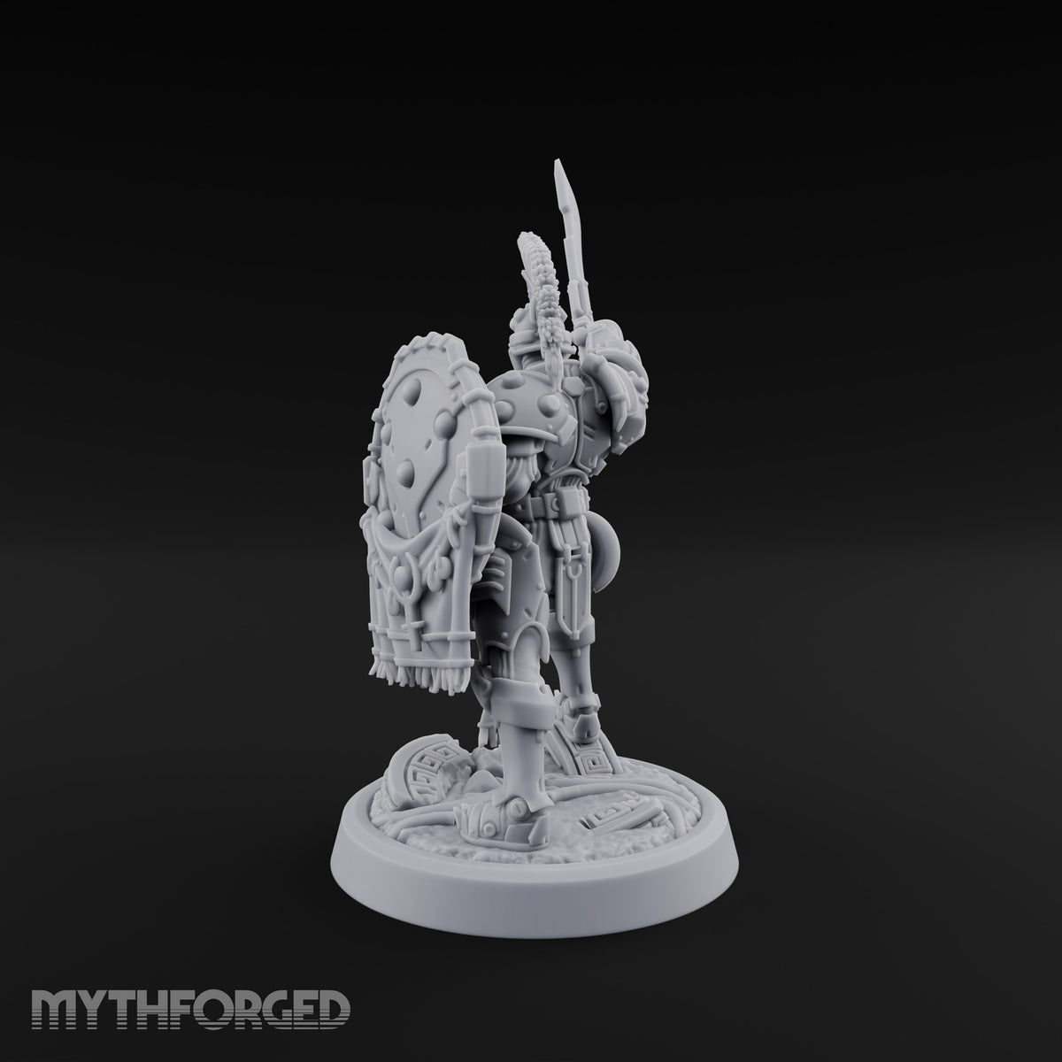Phalanx Holds Past Sunset Human Hoplite Warrior J