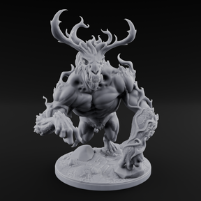 Lumbering And Hungry Wendigo Brute Miniature for Dungeons and Dragons, Pathfinder or other TTRPGs