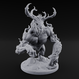 Lumbering And Hungry Wendigo Brute Miniature for Dungeons and Dragons, Pathfinder or other TTRPGs