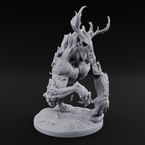 Lumbering And Hungry Wendigo Brute Miniature for Dungeons and Dragons, Pathfinder or other TTRPGs