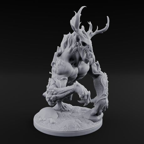 Lumbering And Hungry Wendigo Brute Miniature for Dungeons and Dragons, Pathfinder or other TTRPGs