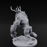 Lumbering And Hungry Wendigo Brute Miniature for Dungeons and Dragons, Pathfinder or other TTRPGs