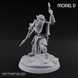Blade And Axe Brandishing Skeleton Warrior D Miniature for Dungeons and Dragons, Pathfinder or other TTRPGs