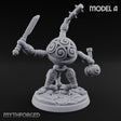 Blade And Hammer Swinging Construct Fighter A Miniature for Dungeons and Dragons, Pathfinder or other TTRPGs