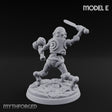 Blade And Hammer Swinging Construct Fighter E Miniature for Dungeons and Dragons, Pathfinder or other TTRPGs