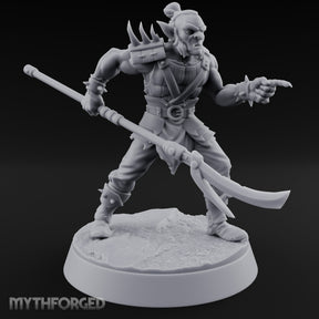 Blade Dragging Pointing Hobgoblin Guard