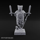 Blade-Impaled Rope-Bound Scarecrow Effigy Miniature for Dungeons and Dragons, Pathfinder or other TTRPGs