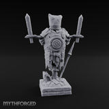 Blade-Impaled Rope-Bound Scarecrow Effigy Miniature for Dungeons and Dragons, Pathfinder or other TTRPGs