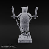 Blade-Impaled Rope-Bound Scarecrow Effigy Miniature for Dungeons and Dragons, Pathfinder or other TTRPGs