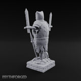 Blade-Impaled Rope-Bound Scarecrow Effigy Miniature for Dungeons and Dragons, Pathfinder or other TTRPGs