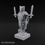 Blade-Impaled Rope-Bound Scarecrow Effigy Miniature for Dungeons and Dragons, Pathfinder or other TTRPGs