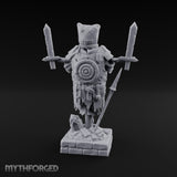 Blade-Impaled Rope-Bound Scarecrow Effigy Miniature for Dungeons and Dragons, Pathfinder or other TTRPGs