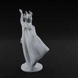 High Kicking Show Off Tiefling Bard Miniature for Dungeons and Dragons, Pathfinder or other TTRPGs