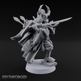 Blade Levelling Samurai Lord Miniature for Dungeons and Dragons, Pathfinder or other TTRPGs