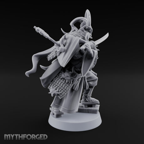 Blade Levelling Samurai Lord Miniature for Dungeons and Dragons, Pathfinder or other TTRPGs