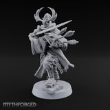 Blade Levelling Samurai Lord Miniature for Dungeons and Dragons, Pathfinder or other TTRPGs