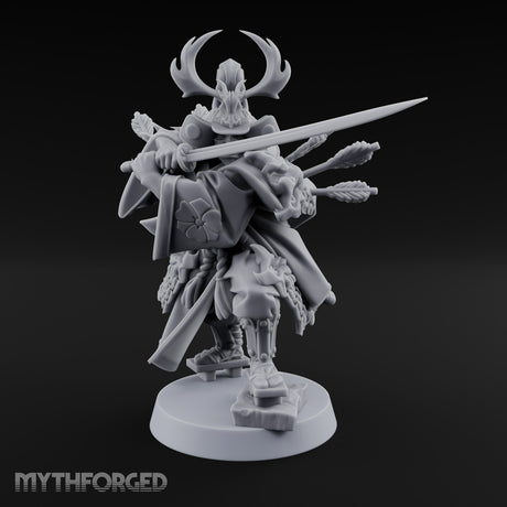 Blade Levelling Samurai Lord Miniature for Dungeons and Dragons, Pathfinder or other TTRPGs