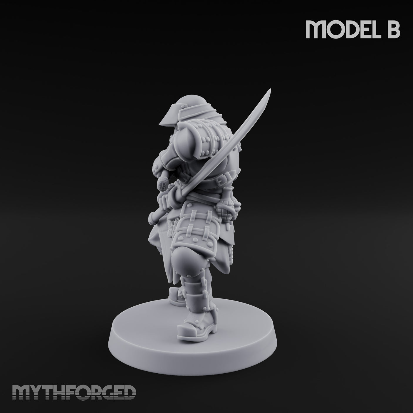 Blade Lunging Crouching Shogunate Shocktrooper B gallery 6