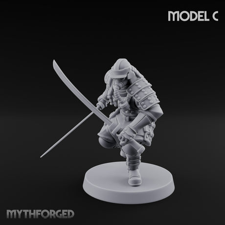 Blade Lunging Crouching Shogunate Shocktrooper C gallery 9