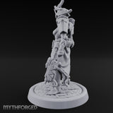 Blade Raising Automaton Warrior Miniature for Dungeons and Dragons, Pathfinder or other TTRPGs