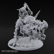 Blade Raising Lizardfolk Dinosaur Rider