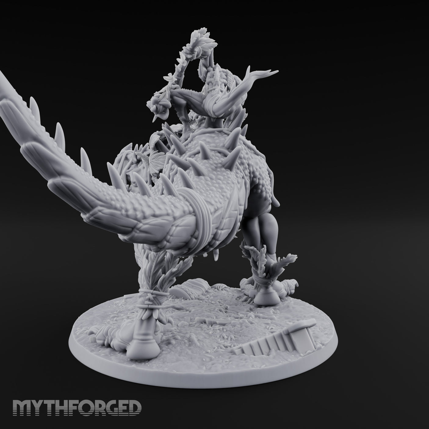 Blade Raising Lizardfolk Dinosaur Rider gallery 5