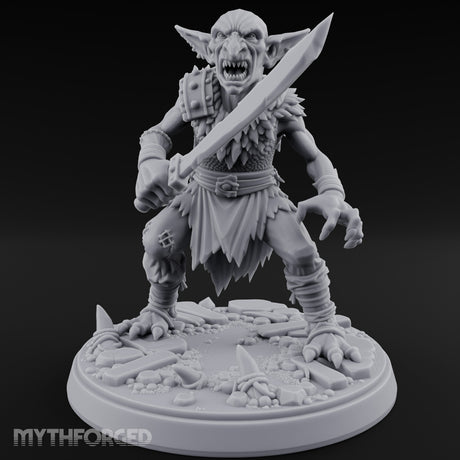 Blade Slashing Claw Swiping Goblin Warrior