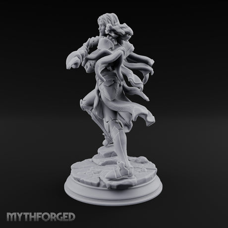 Blade Surging Elf Warrior Miniature for Dungeons and Dragons, Pathfinder or other TTRPGs