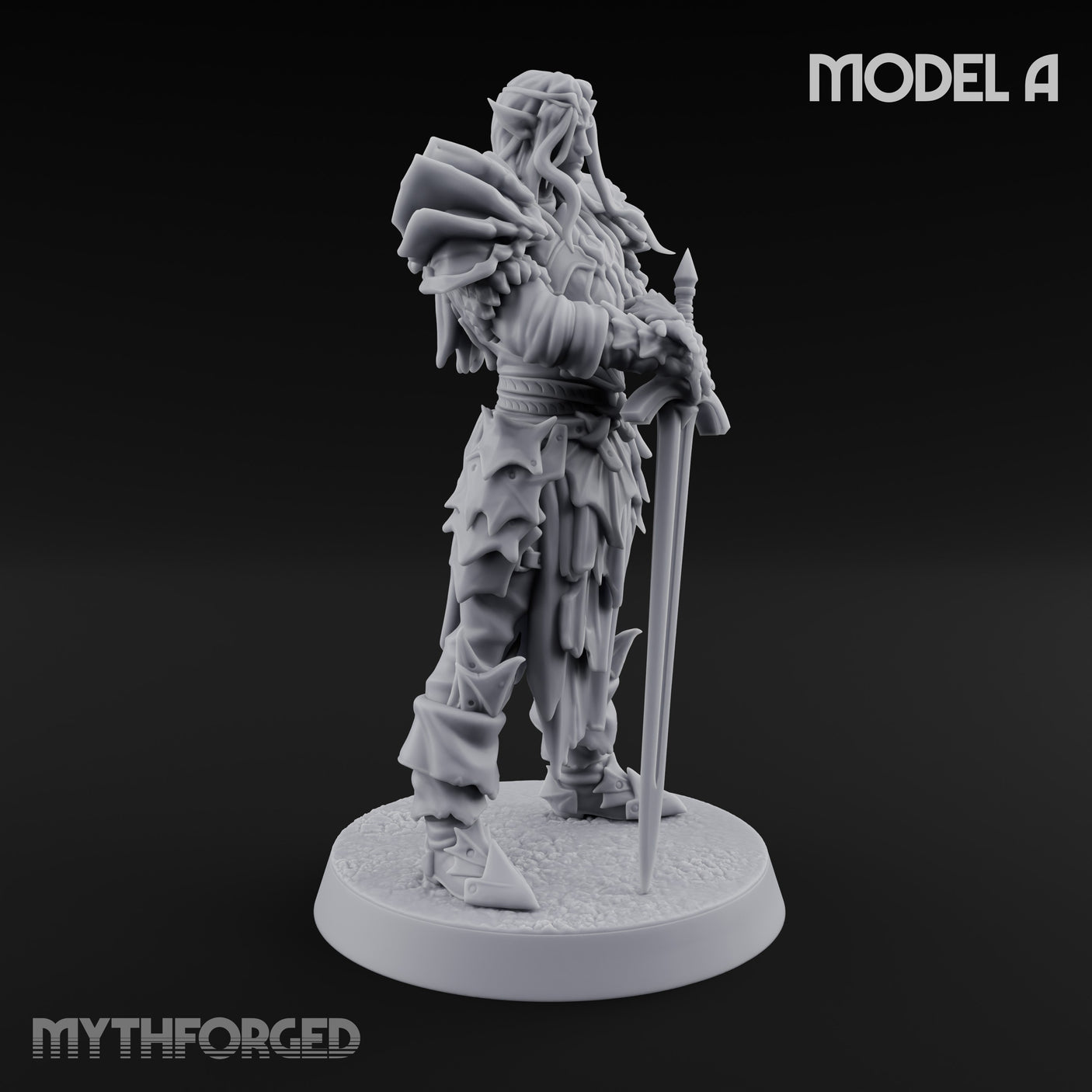 Blade Thrusting Drow Knight A gallery 2