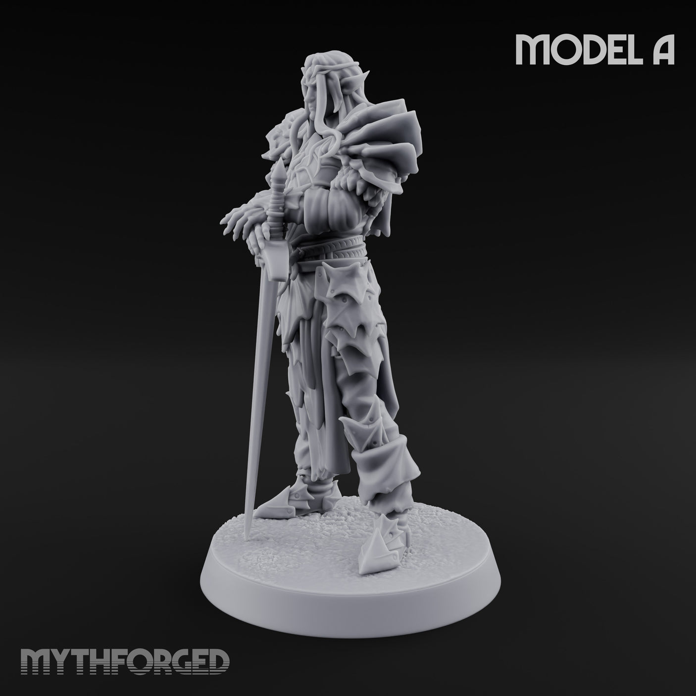 Blade Thrusting Drow Knight A gallery 7