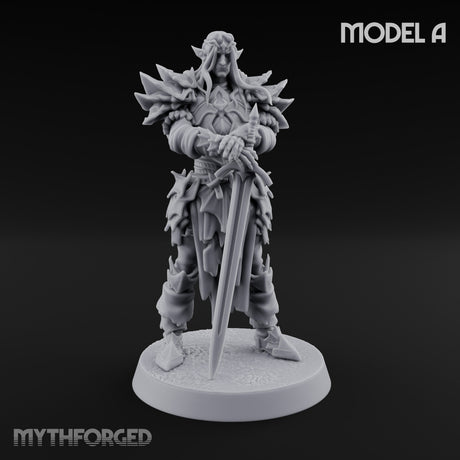 Blade Thrusting Drow Knight A gallery 9