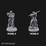 Blade Thrusting Drow Knights — Full Set