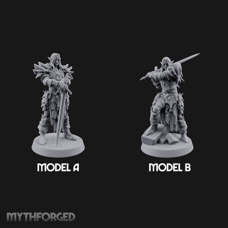 Blade Thrusting Drow Knights — Full Set