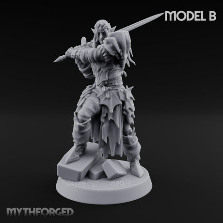 Blade Thrusting Drow Knights — B