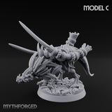 Blade Wielding Lizardfolk Raptor Warrior C gallery 7